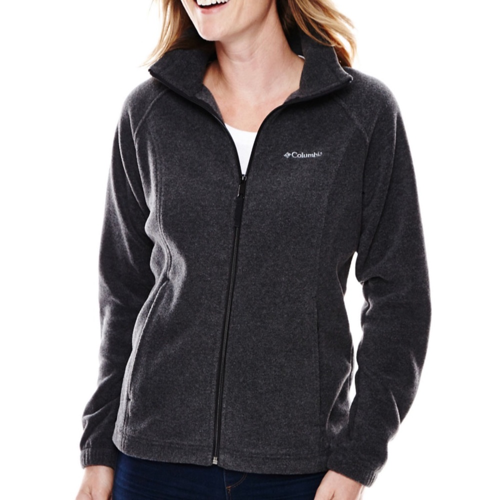 Columbia Gray Fleece Zip ⭐️ Make Offer⭐️